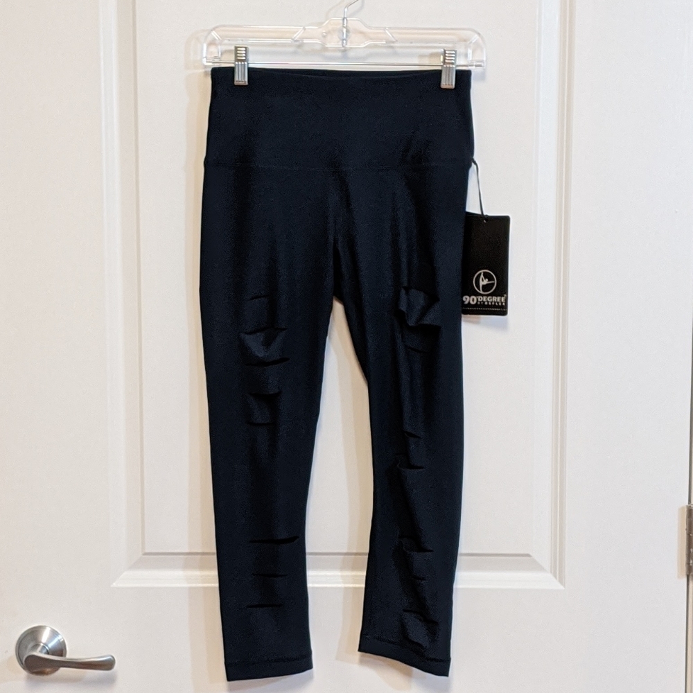 NWT navy 7/8 leggings